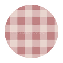 Load image into Gallery viewer, Burp Cloth - Dusty Pink Gingham
