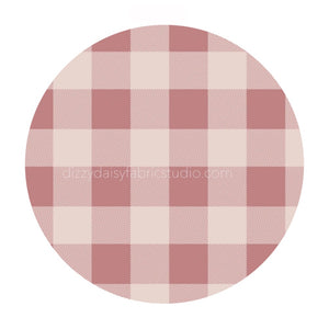 Burp Cloth - Dusty Pink Gingham